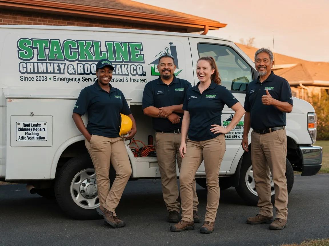 Chimney flashing repair company in Fredericksburg, IN